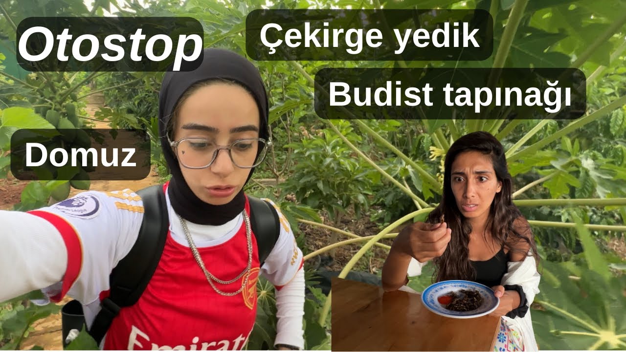 OTOSTOPLA 3 kişi MOTORA BİNDİK / ÇEKİRGE YEDİK