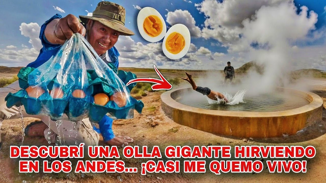 Descubrí una OLLA GIGANTE HIRVIENDO en los Andes … ¡Casi me quemo vivo! 🔥 Chaquella Perú