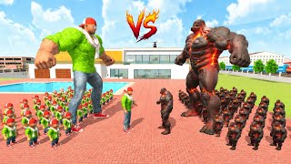 Lava Titen vs Franklin বিশাল যুদ্ধ লেগে গেল | Indian Theft Auto Simulator Bangla