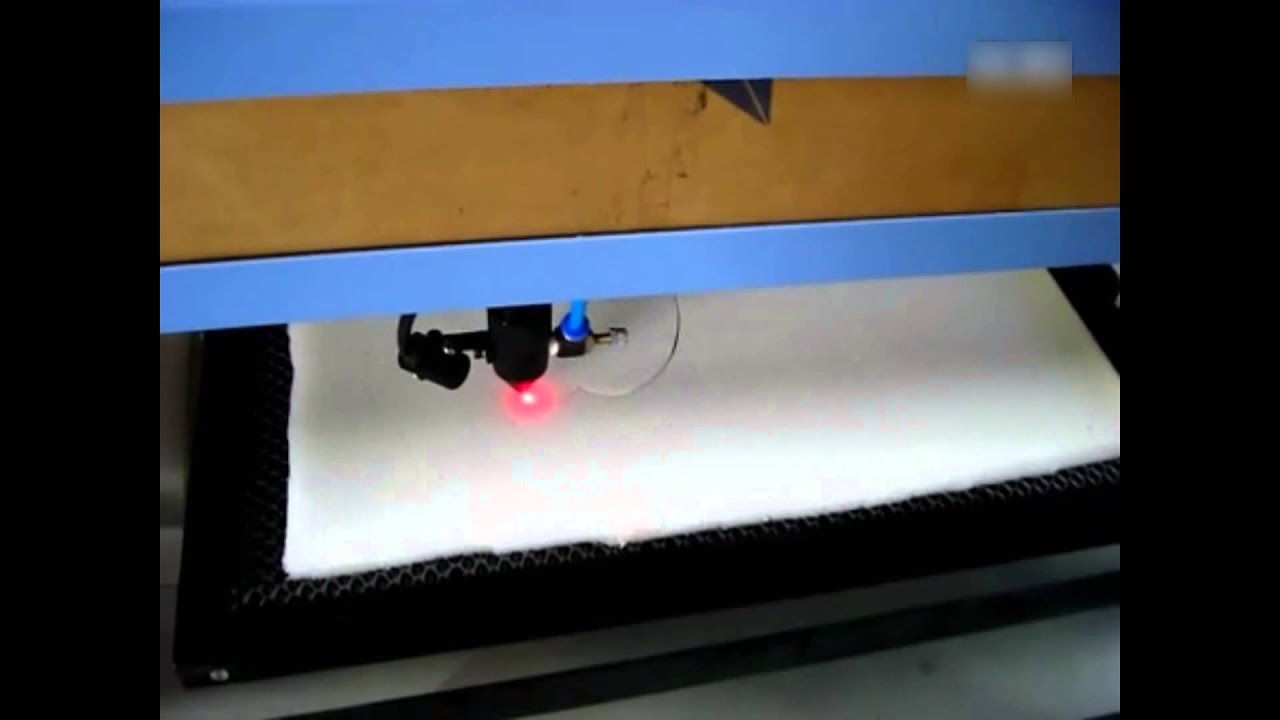 CO2 laser cutting machine for foam Video 1 YouTube