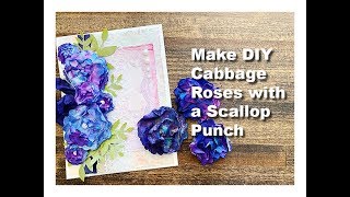 Making DIY Craft Flowers with a Scallop Punch