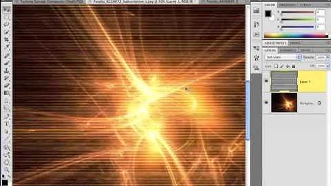 110 Photoshop TV Scanline Retro Effect