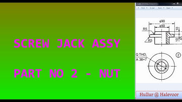 Screw Jack Part 2  NUT