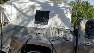 Kodiak Canvas Silverado Truck Bed Tent Unboxing and Setting up