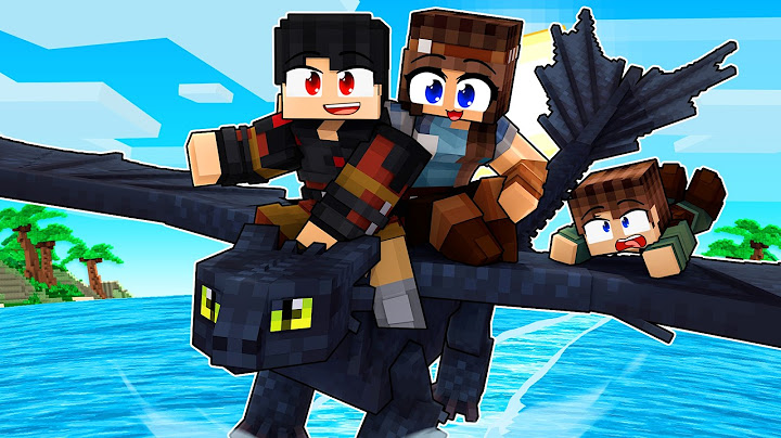 Eu tenho uma FAMILIA de TREINAR DE DRAGÕES no Minecraft