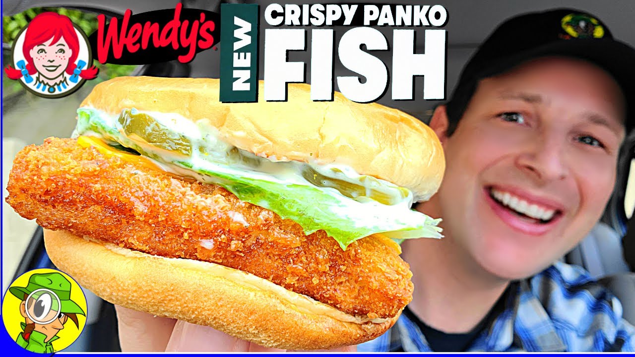 Wendy's® CRISPY PANKO FISH SANDWICH Review 👧🏔️🐟🥪 Peep THIS Out! 🕵️‍♂️