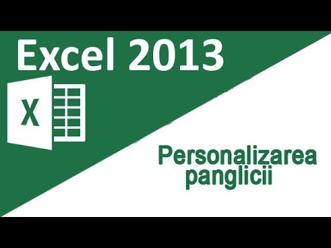 Video: Cum Se Personalizează Excel