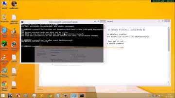 How to create AdHOC connection on Windows 8.1(using CMD and simplest way)