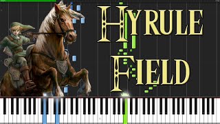 Hyrule Field - The Legend of Zelda: Twilight Princess [Piano Tutorial] (Synthesia) chords