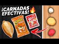 3 CARNADAS PARA PESCAR MOJARRAS (pan, cheetos y gelatina)