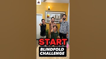 Blindfold Challenge - match the right color | #shorts #youtubeshorts #challenge