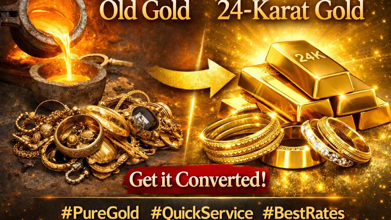 Old Gold Refining Process | Turning Scrap Gold into Pure 24K Gold | Gold Recovery & Melting