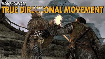 TRUE DIRECTIONAL MOVEMENT: SKYRIM MOD SHOWCASE | LOCK-ON & MODERN 3RD PERSON COMBAT