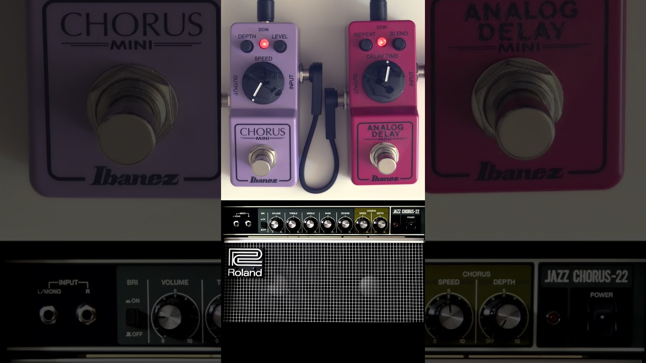 Ibanez Mini Analog Chorus and Delay 6 of 7 - YouTube