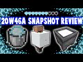 1.17 Minecraft Snapshot (20w46a) | Frozen Effect, Snow Shoes, Warm Clothing, Powder Snow + MORE!