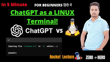 Revolutionize Your Productivity with ChatGPT as a LINUX Terminal!
