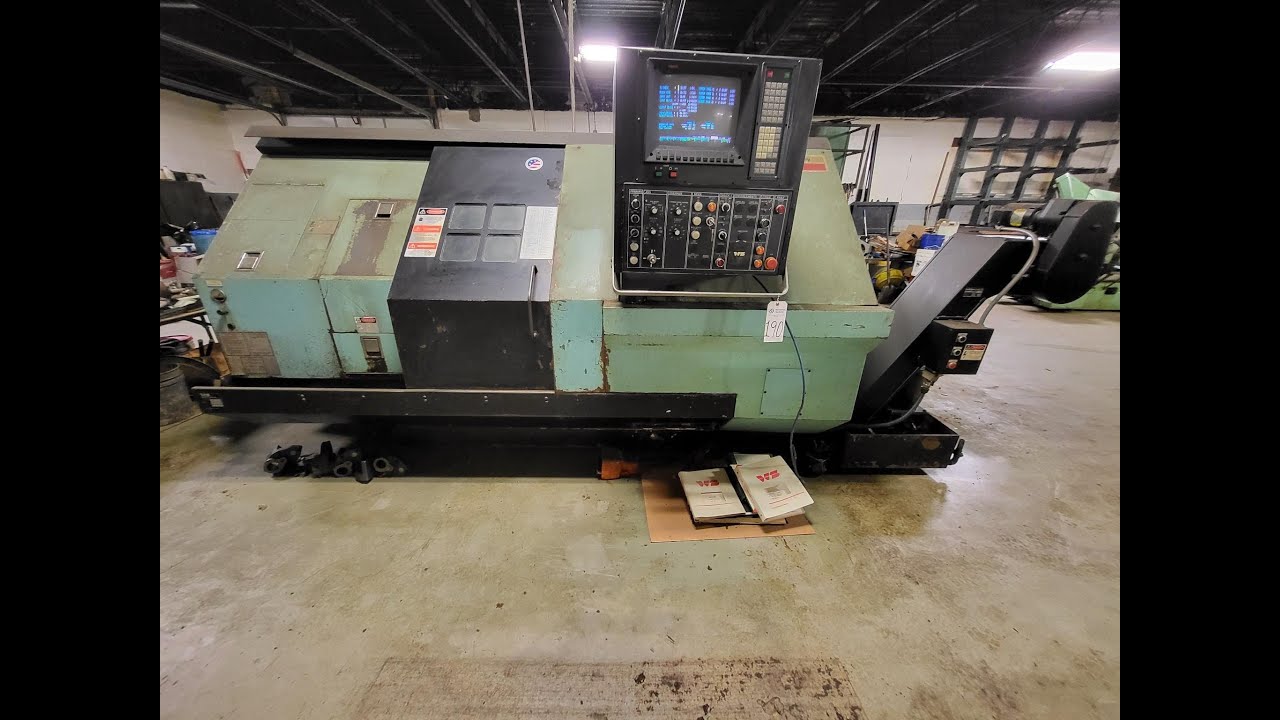 CNC Machinery from Two Tri-State Area Machine Shops Lot 190-W&S 6166 TITAN SMALL SLANT BED CNC LATHE