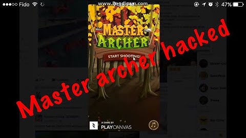 Master  Archer games on messenger using cheat engine