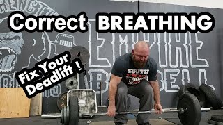 Deadlift Series - How To Breathe And Brace Properly For A Deadlift - Avoid Injury
