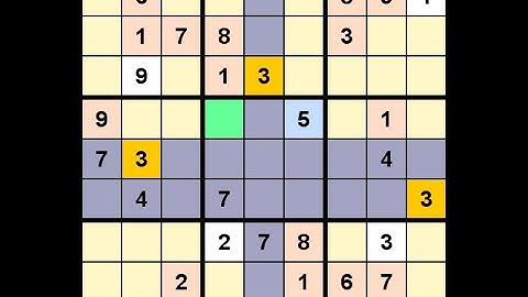 How to Solve Los Angeles Times Sudoku Impossible?? August 8, 2021 - v1