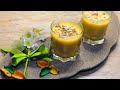 Peach  mango smoothie  thick and tasty by home kitchen with ayesha