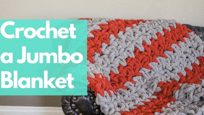 How to Crochet a Throw Blanket with Jumbo Yarn