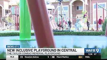 Inclusive playground for local children with disabilities opens in Central