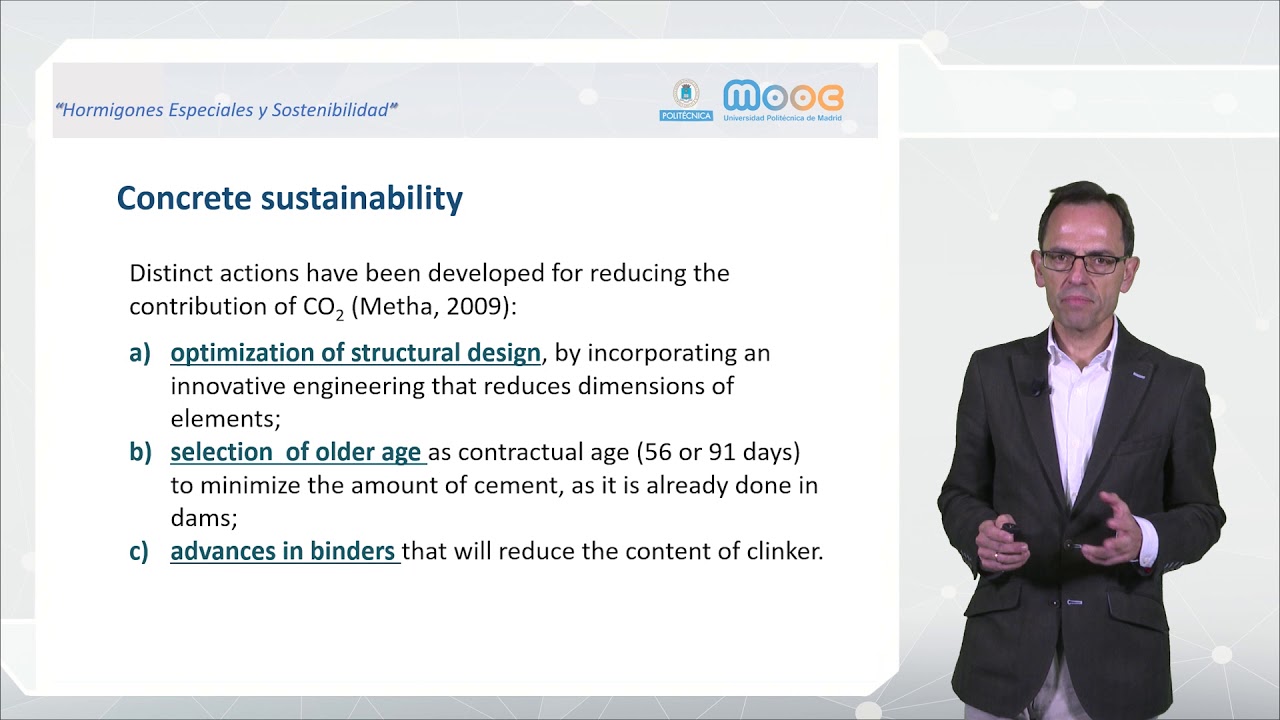 MOOC HORMIGONES. Introducción a la sostenibilidad de estructuras concretas innovacion la nacion