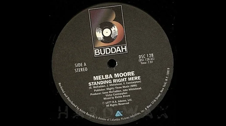 MELBA MOORE: "STANDING RIGHT HERE" [Mike Maurro Mix / Promo Edit]