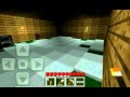 Lets play minecraft pe part 6 custom map on work