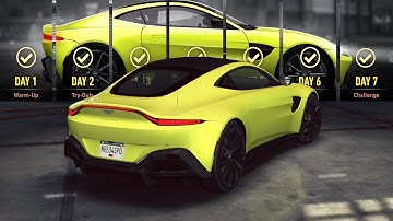 Aston Martin Vantage 2020 DAY 7 NFS No Limits Proving Grounds Gameplay Walkthrough