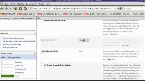 WebLogic Optimizations for Exalogic