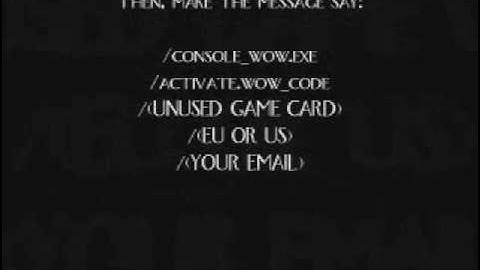 How to get free World of Warcraft Game Time Cards!