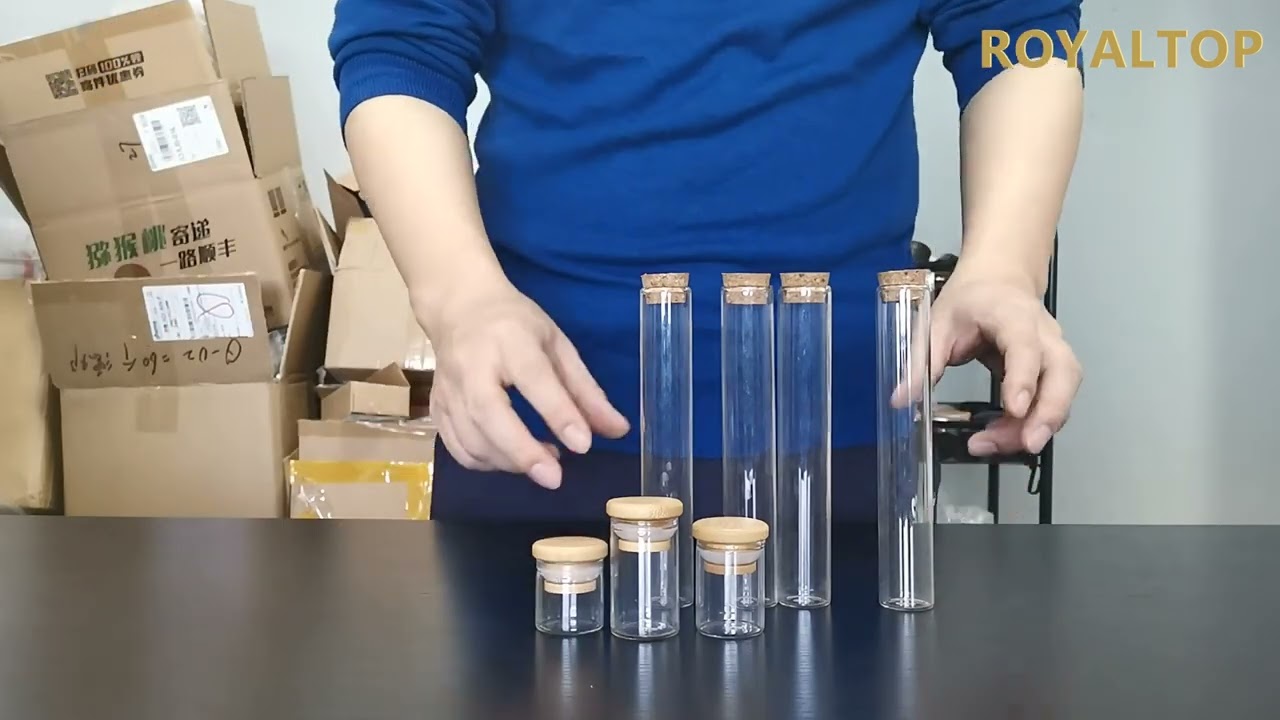 Borosilicate Glass Tube With Lid