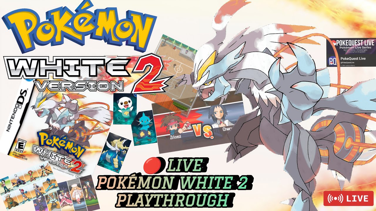 🔴 LIVE: Pokémon White 2 Playthrough | Pokémon World Tournament & Route Exploration