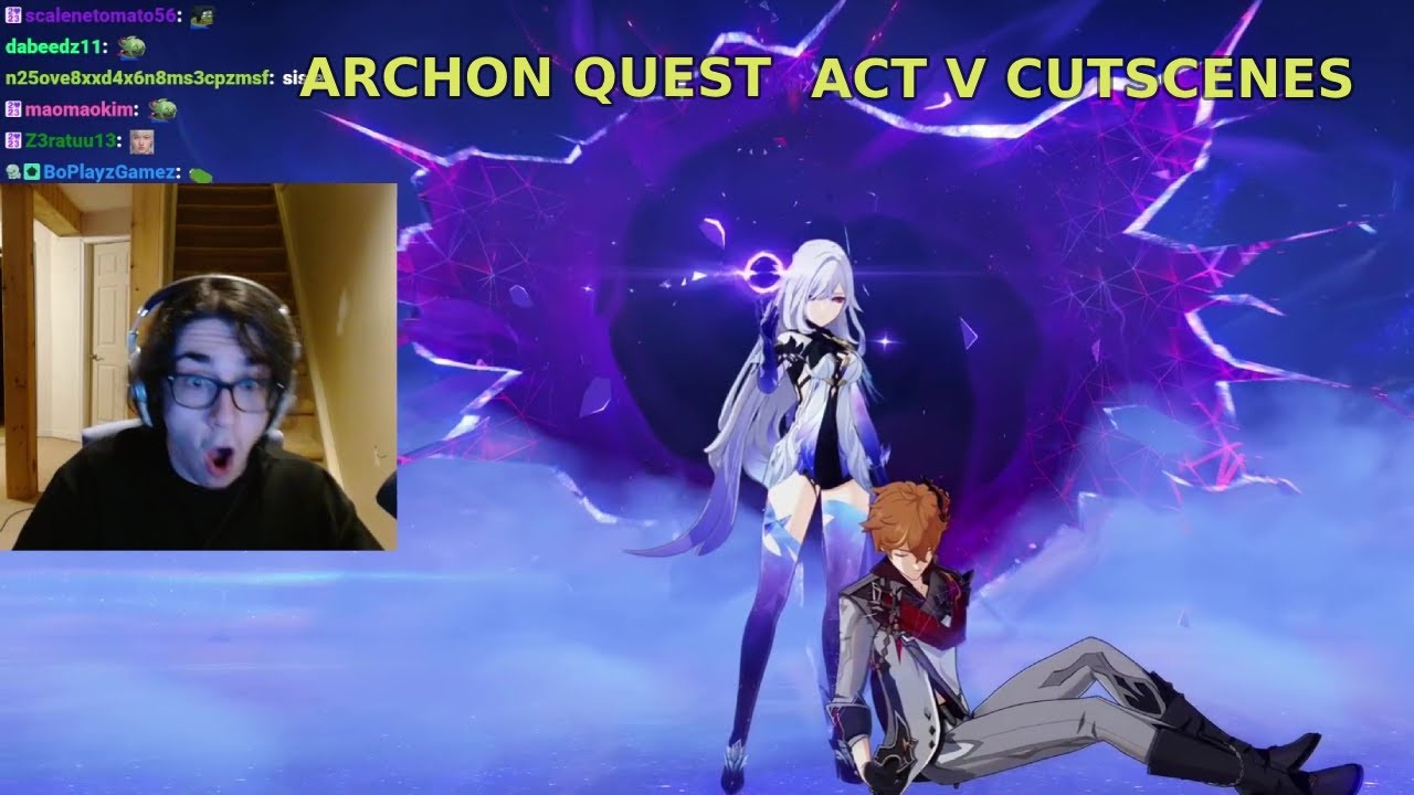 Zy0x Reacts | Fontaine Archon Quest Act V Cutscenes | Genshin Impact ...