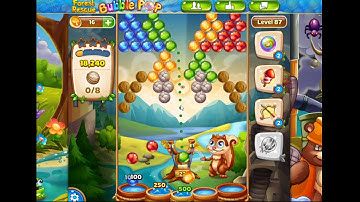 Forest Rescue bubble pop level 87