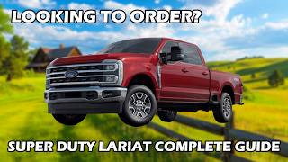 2027 Ford Super Duty Lariat Ordering | All Standard and Optional Equipment