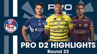 Rugby Highlights | PRO D2 WEEK 23