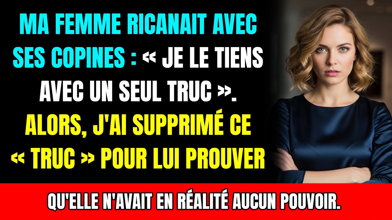 « Je le dresse comme un chien » : Ma femme s'est vantée devant ses amies. Je suis resté de marbre...