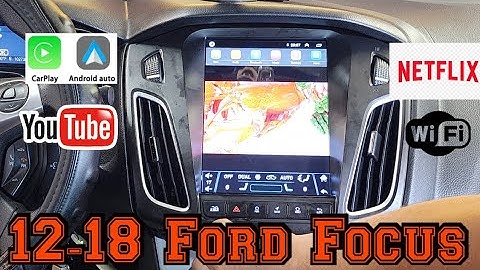 2013 Ford Focus How to remove radio Install Apple carplay android auto reverse cam youtube fuse f79