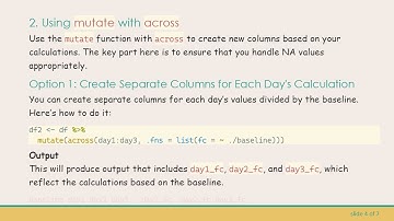 Mastering dplyr Mutate Across: How to Reference Other Columns Easily