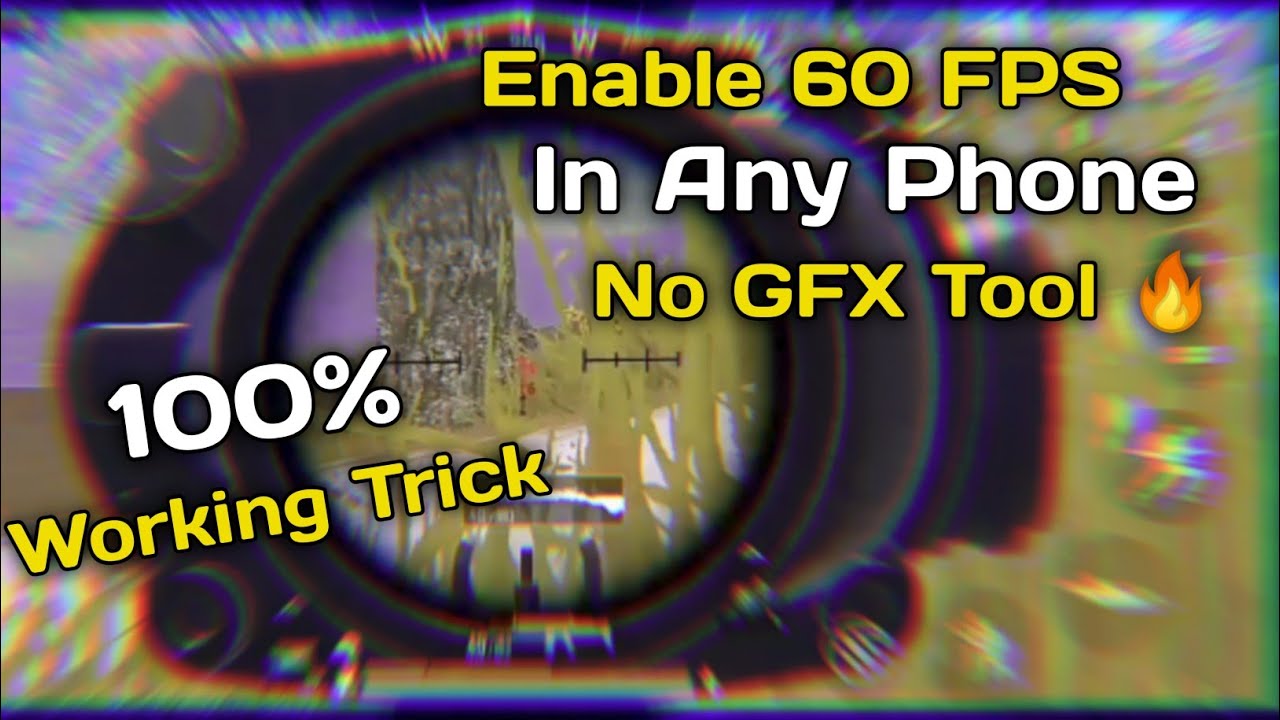 How to Enable 60 FPS😍 in Any Phone 😯||No GFX Tool Use😊||BGMI ❤️❤️