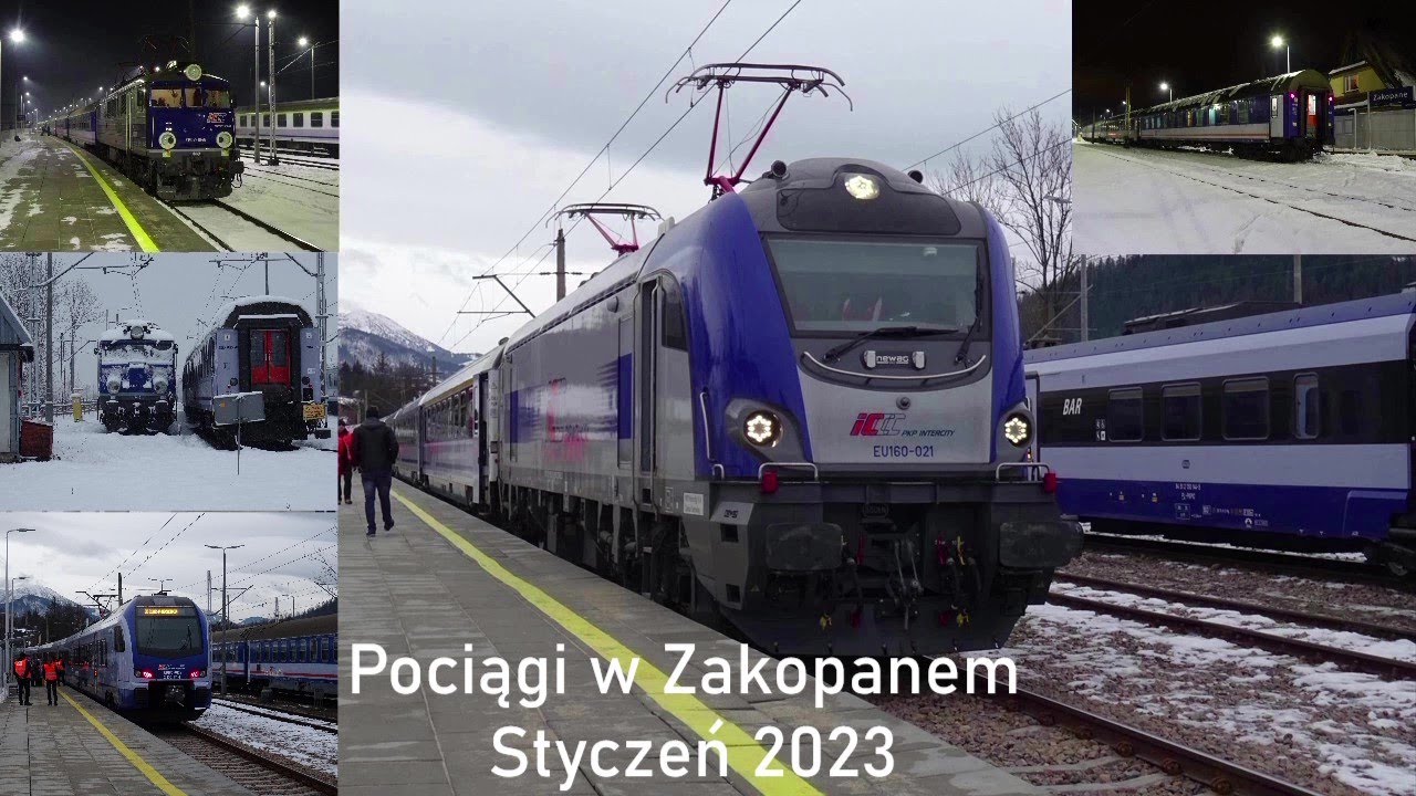 Pociągi w Zakopanem - Styczeń 2023