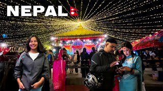Nepal Mind-Blowing Tihar Night In Kathmandufeels Like A Festival In Heaven Walking Tour4K