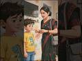 मां ने बेटे को दीवार पर पेंटिंग बनाते पकड़ लिया 😱🎨 | #shorts#funny #viral #trending #video
