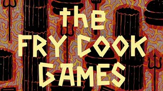The Fry Cook Games Title Card (Season 1 Style)