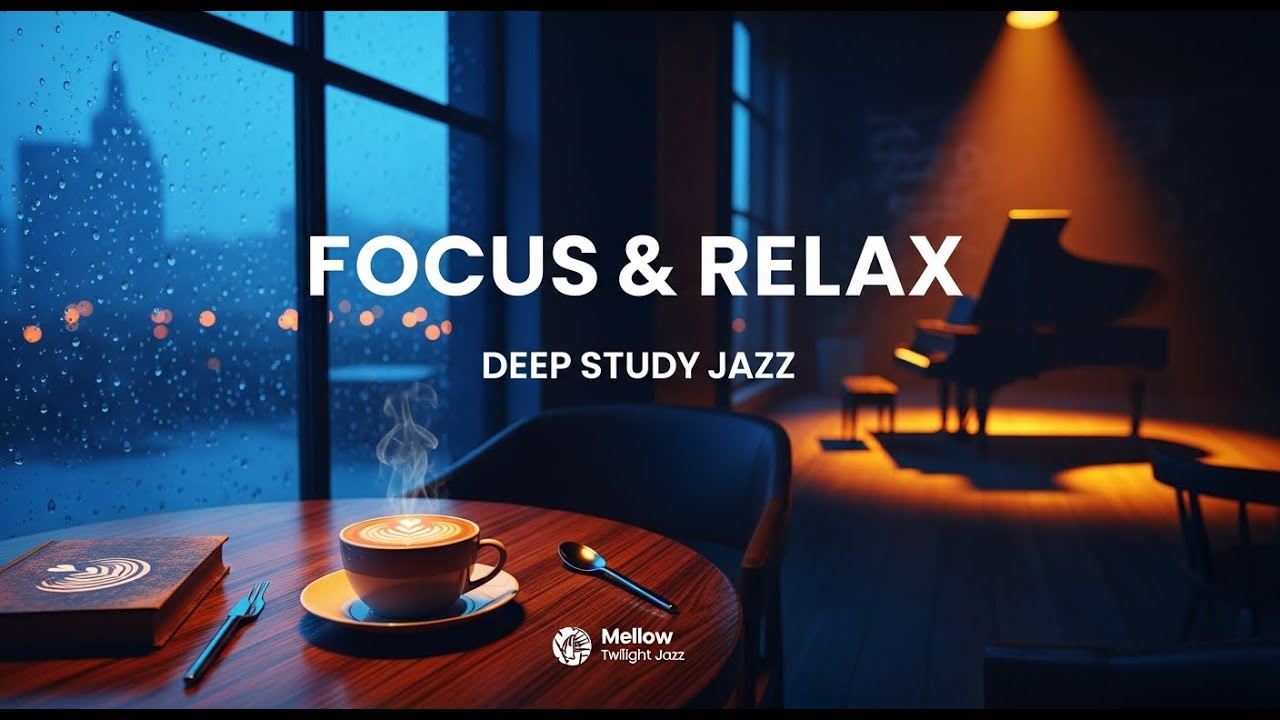 Cozy Coffee Shop Ambience ☕ Smooth Jazz Piano Music for Deep Study ...