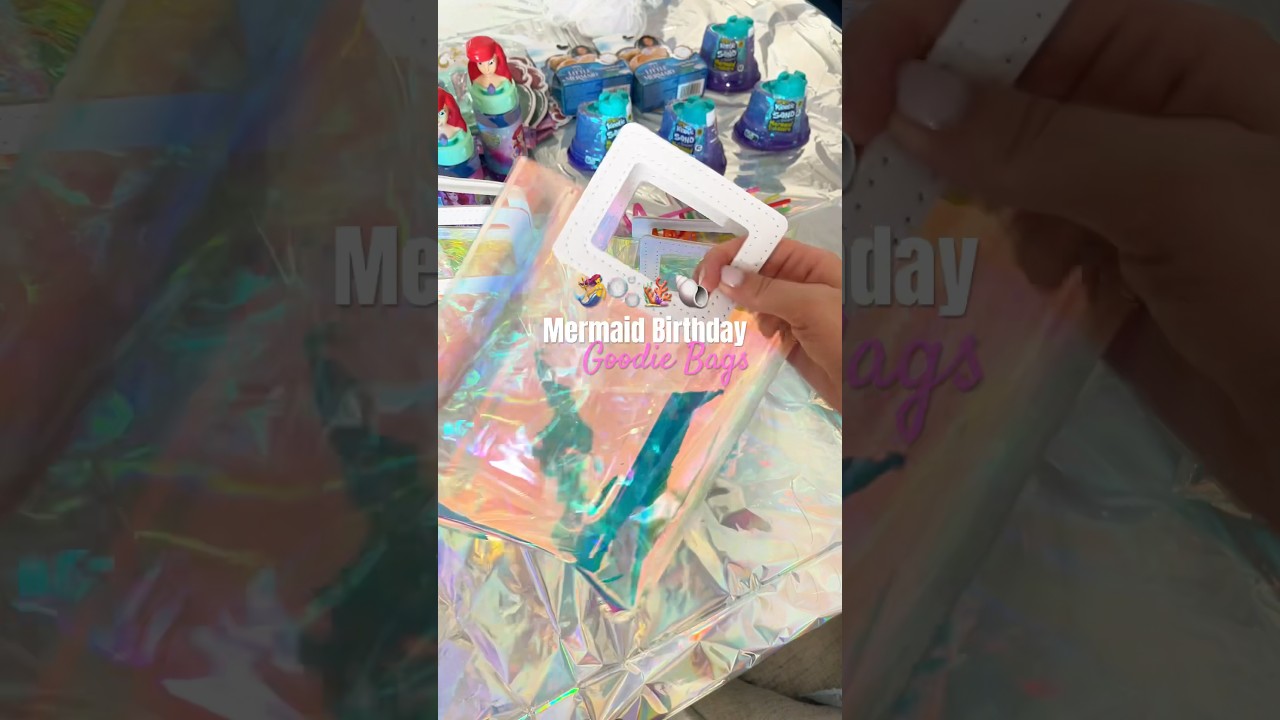 Mermaid Birthday Themed Goodie Bags 