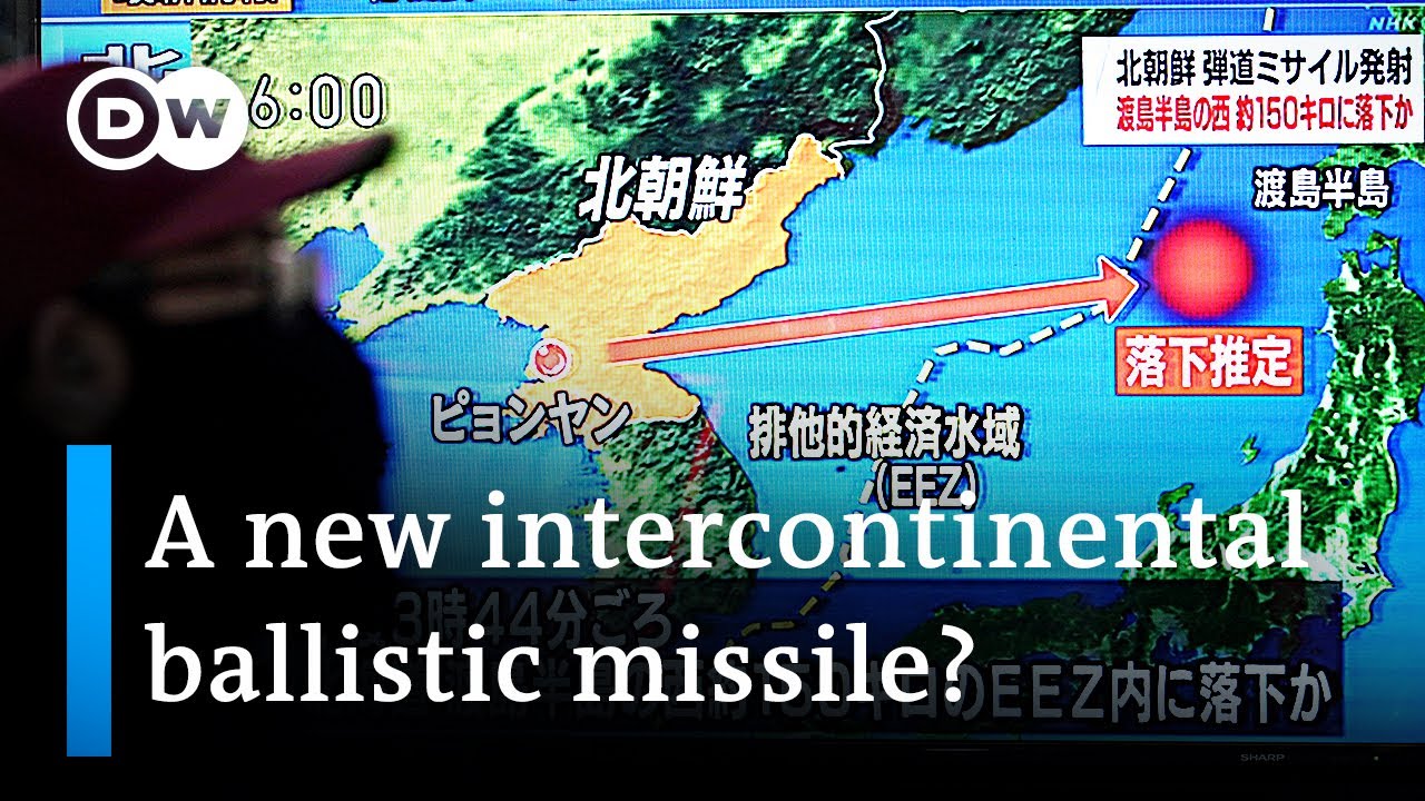 Long-range ballistic missile fired by North Korea